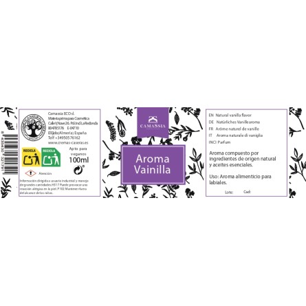 Aroma natural vainilla