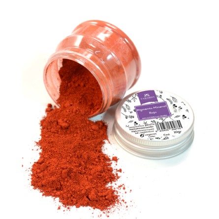 Pigmento mineral en polvo Rojo