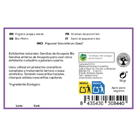 Semillas de amapola BIO