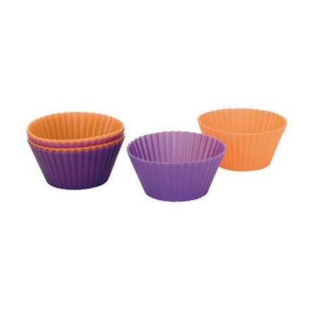Set de 6 moldes de silicona para hacer cupcakes de baño