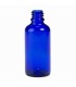 Botella vidrio azul 50 ml (DIN18)