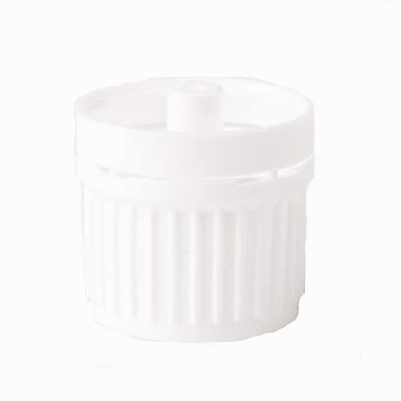 Tapón gotero con precinto DIN18 color blanco