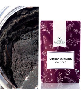 Carbón vegetal activado de coco