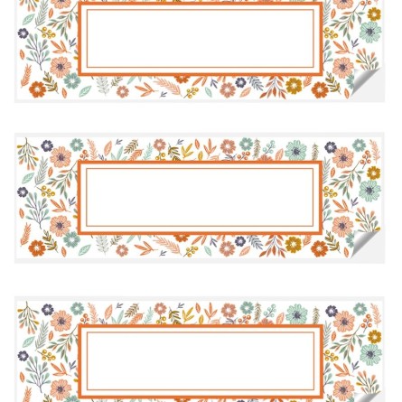 Etiketten für Kosmetik Nr. 5