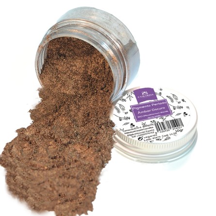 Pigmento perlado en polvo Ámbar (Mica)