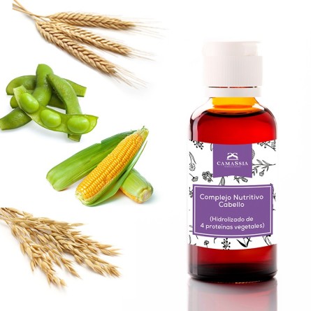 Complejo nutritivo cabello (hidrolizado de 4 proteínas vegetales)