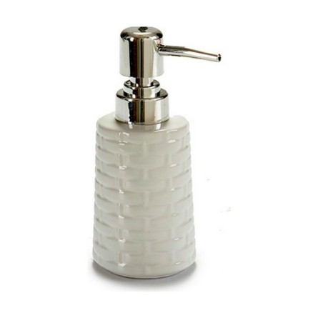 Dispensador de jabón blanco