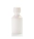 Botella HDPE con tapón blanco