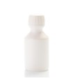 Botella HDPE con tapón blanco 100 ml