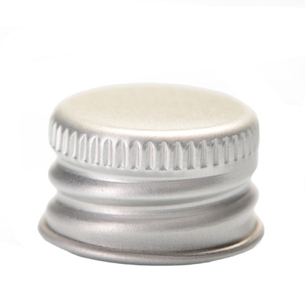 Tapon de Aluminio para botellas con rosca de 18mm