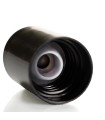Cabezal Roll-on con tapón negro para botellas con rosca 18 mm