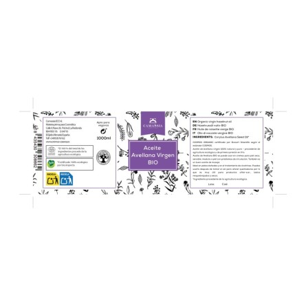 Aceite de avellana virgen BIO