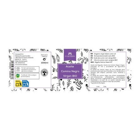 Aceite de comino negro virgen BIO