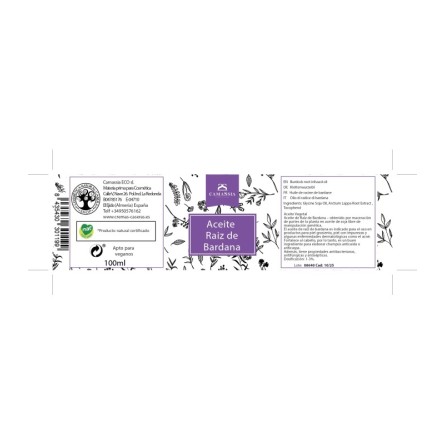 Aceite de raíz de bardana