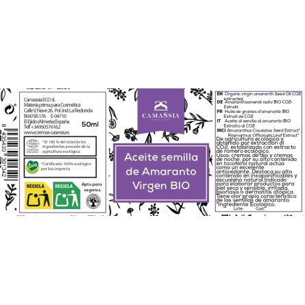 Aceite de semilla de amaranto BIO