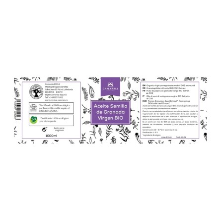 Aceite de semilla de granada virgen BIO