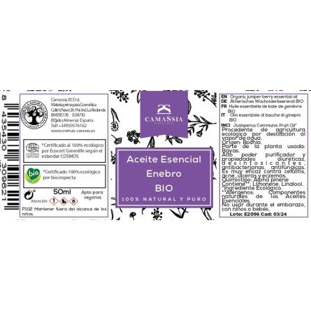 Aceite esencial enebro BIO