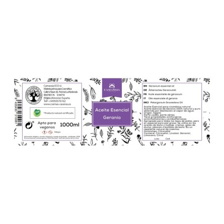 Aceite esencial geranio