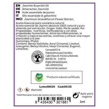 Aceite esencial jazmín