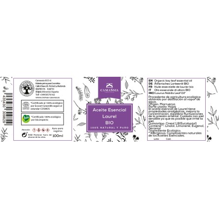 Aceite esencial laurel BIO