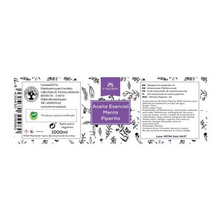 Aceite esencial menta piperita
