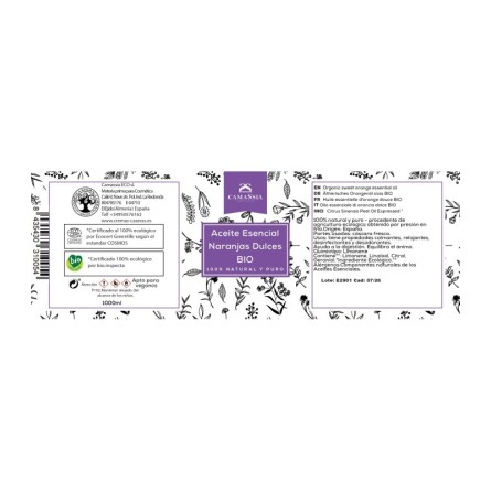 Aceite esencial naranjas dulces BIO