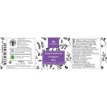 Aceite esencial orégano BIO