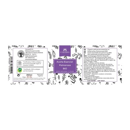 Aceite esencial palmarosa BIO