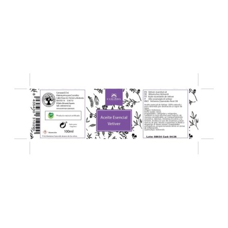 Aceite esencial vetiver