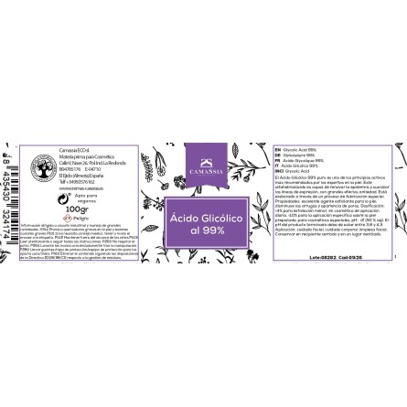 Ácido glicólico al 99%