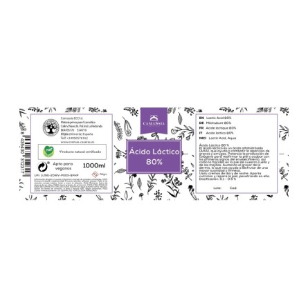 Ácido láctico 80%
