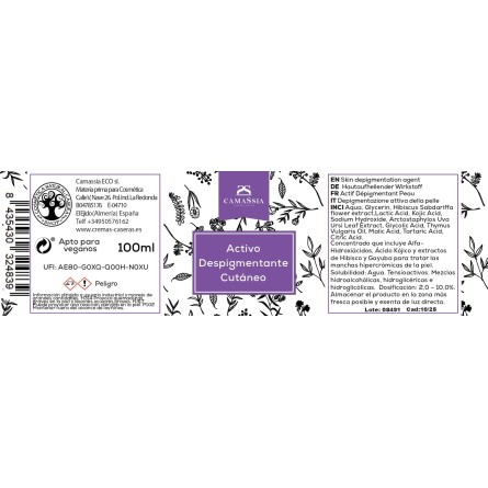 Activo Despigmentante Cutáneo