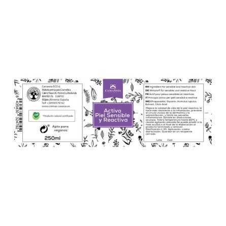 Activo Piel Sensible y Reactiva