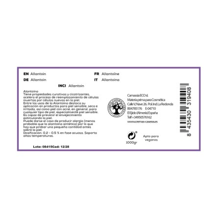 Alantoína para cosmética