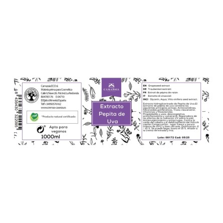 Extracto de pepita de uva