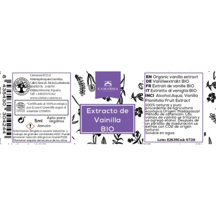 Extracto de vainilla BIO