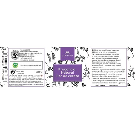 Fragancia natural Flor de cerezo