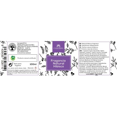 Fragancia natural Hibisco