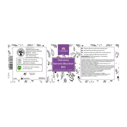 Hidrolato de Geranio BIO