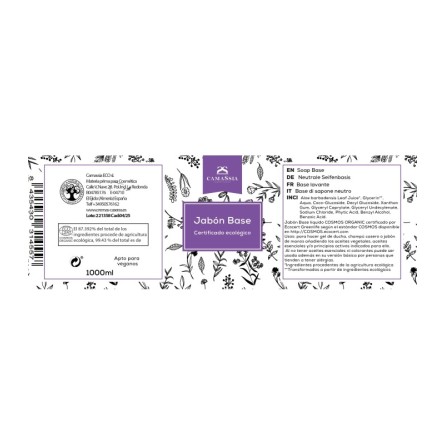 Jabón Base certificado ecológico