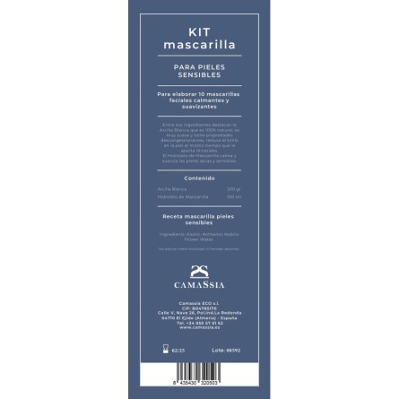 Kit Mascarilla para pieles sensibles