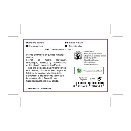 Malva (Malva Sylvestris Flower) - Flores grandes