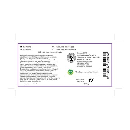 Spirulina (Espirulina) micronizada