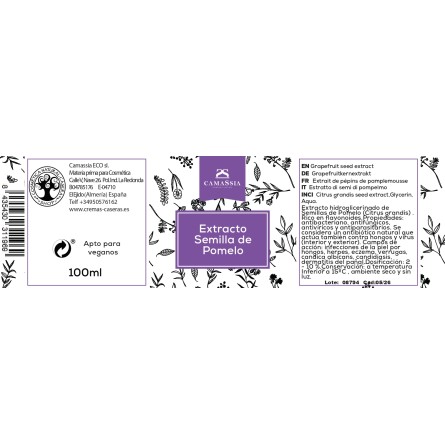 Extracto de semillas de pomelo