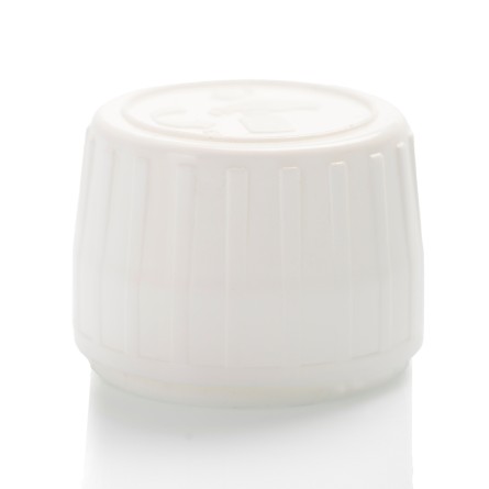 Tapón gotero cierre de seguridad infantil DIN18 (Blanco)