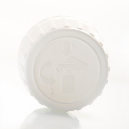 Tapón gotero cierre de seguridad infantil DIN18 (Blanco)