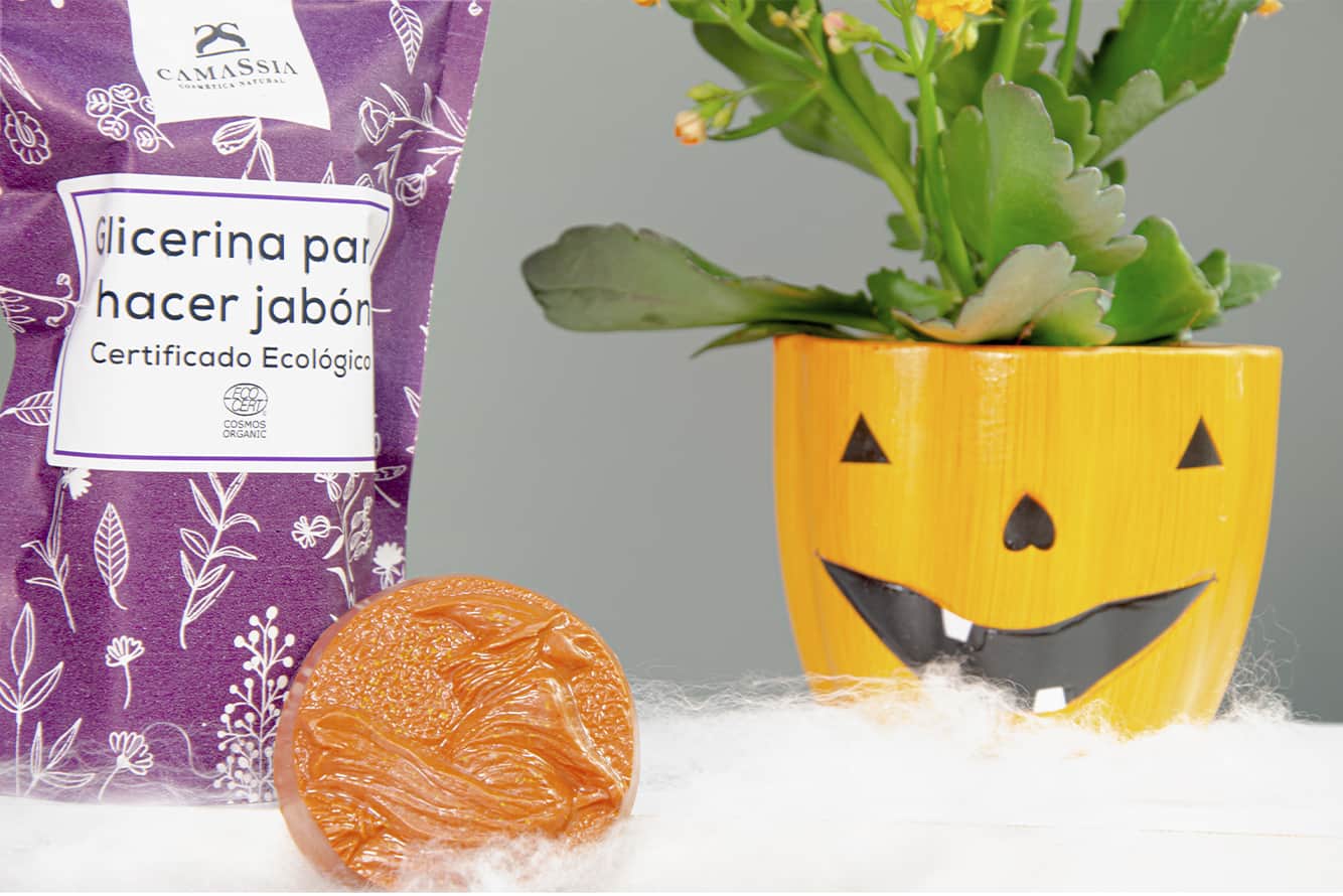 Receta Halloween – Jabón de glicerina con Aloe Vera hidratante