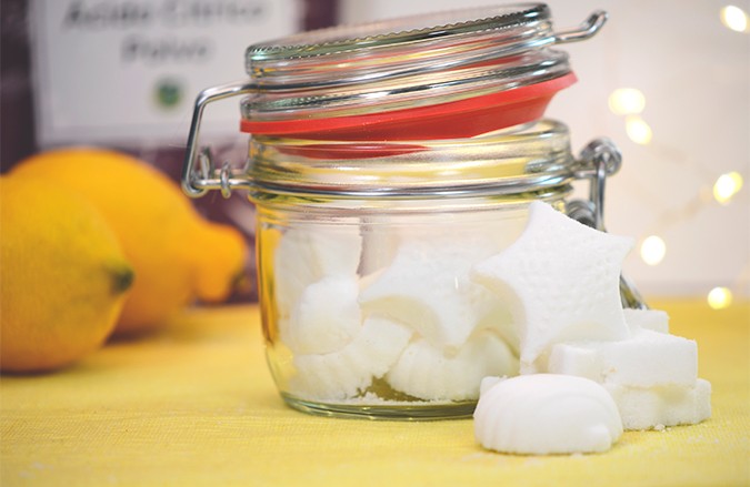 Receta de Pastillas efervescentes WC - ¡solo 3 ingredientes! Receta de Pastillas efervescentes WC - ¡solo 3 ingredientes!