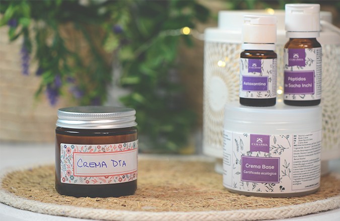 Receta de Crema de día – Antioxidante y reafirmante – Péptidos y Astaxantina - con crema base Receta de Crema de día – Antioxidante y reafirmante – Péptidos y Astaxantina - con crema base