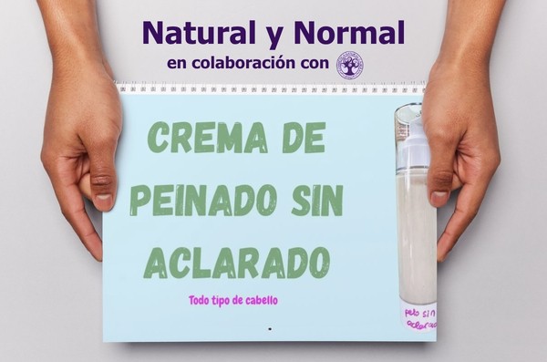 Ingredientes para el curso/taller de Natural y Normal: Crema de peinado sin aclarado (leave-in)